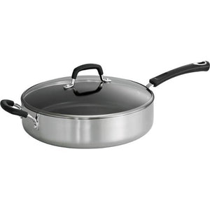 Tramontina - Style 5.5-Quart Covered Saute Pan - Polished Aluminum